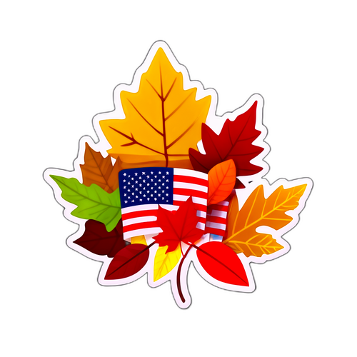 Sticker que conmemora las festividades de noviembre