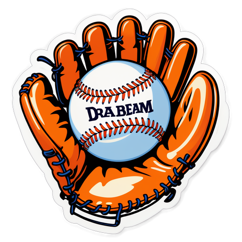 Catch the Dream Baseball Glove Sticker