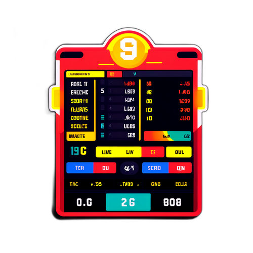 Sticker wa Matokeo ya Mchezo