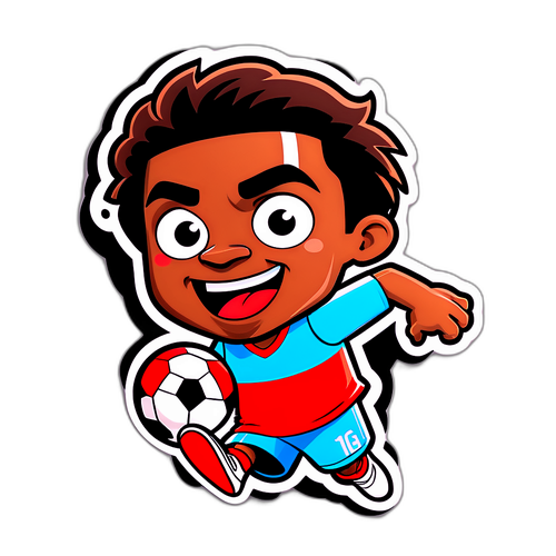 Malcom ile Eğlenceli Futbol Sticker'ı