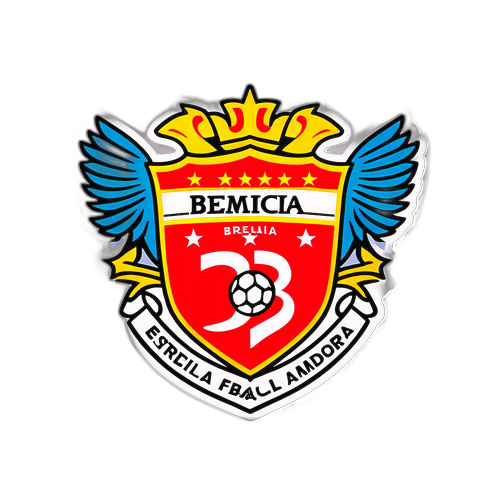 Estrela Amadora ve Benfica Maçını Temsil Eden Sticker