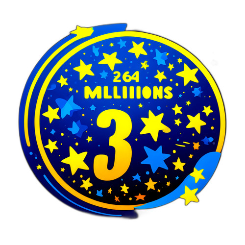 Ticket de loterie Euromillions stylisé