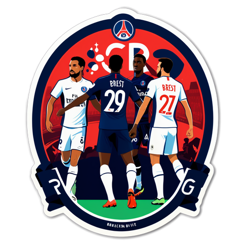 Στιγμιότυπο Ομάδας Brest και Paris Saint-Germain