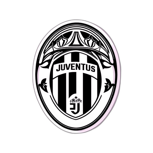 Emblemat Juventus z napisem 'Juve'