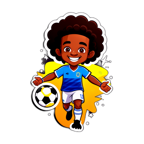 Hình dán Estêvão Willian Vui Vẻ