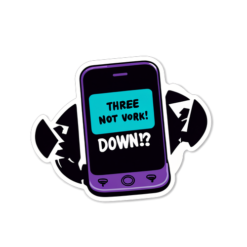 Humorous Phone Sticker