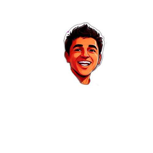 Sticker ya Carlos Alcaraz akisherehekea ushindi