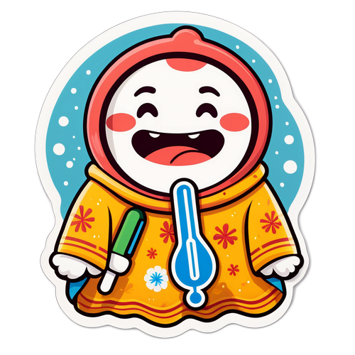 Masayahin na Sticker ng Sakit