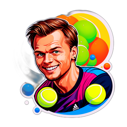 Alexander Bublik Signature Sticker