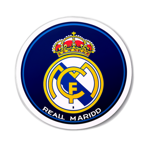 Fotball med Real Madrid-design