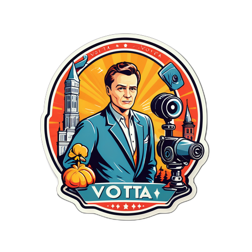 Retro nálepka Vojty Kotka