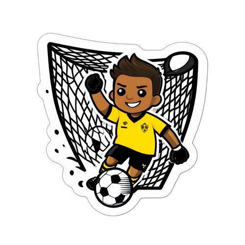 Adesivo do Peñarol em ação