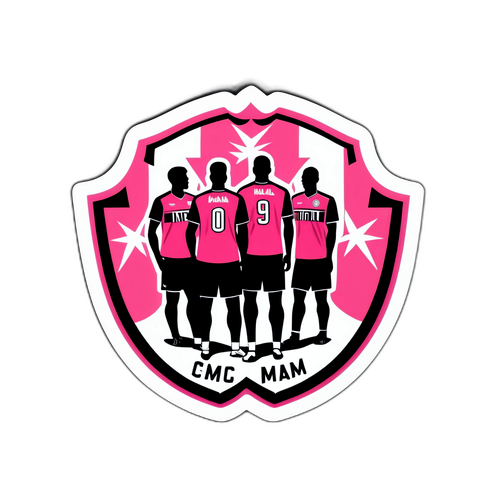 인터 마이애미 팀 화합 스티커