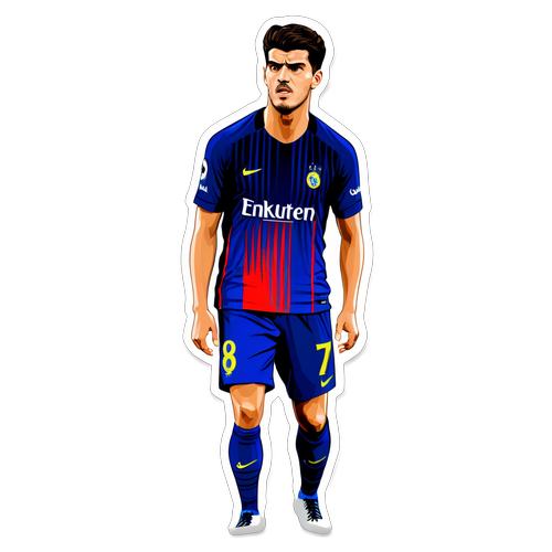 Penuhi Semangat Anda! Stiker Morata dengan Ekspresi Tekad yang Menggugah!