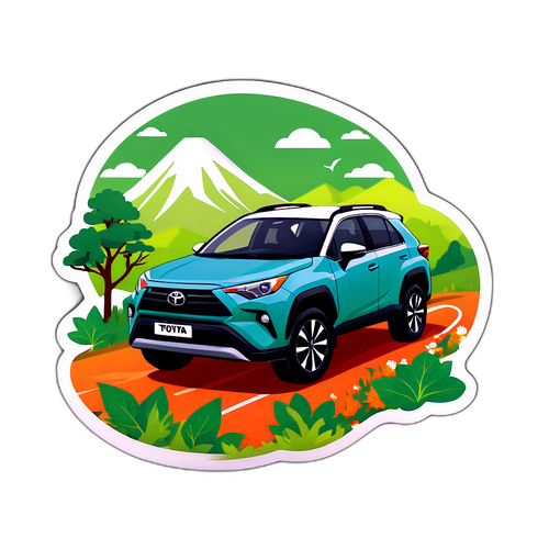 Toyota Türkiye Ekolojik Projeleri Sticker Tasarımı