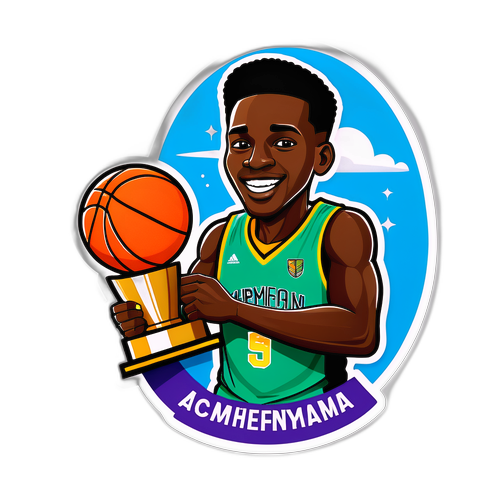 מדבקת הניצחון של ויקטור ואמבניאמה