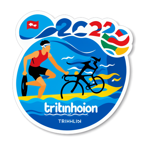 Uovertruffen Udholdenhed: Klistermærket til Triathlon 2024, der Inspirerer Alle!