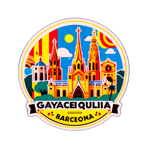 Barcelona e Guayaquil: Uma Fusão Colorida
