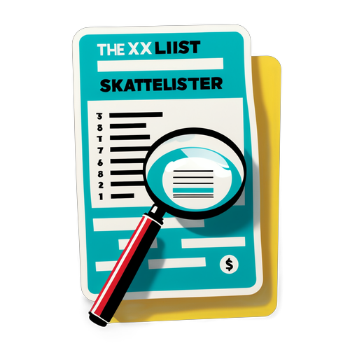 Skattelister - Sjekk dem ut!