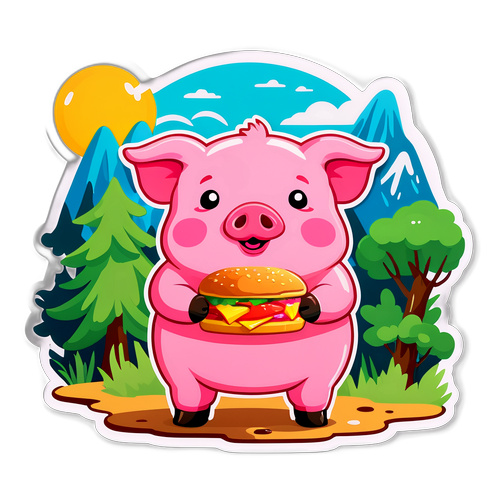 可爱的猪与野外生存