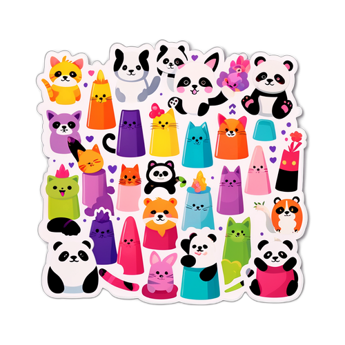 रंगीन और मजेदार जानवरों का नाखून डिजाइन