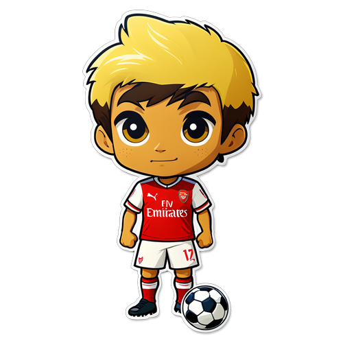 Hình ảnh chibi cầu thủ Arsenal áo số 2