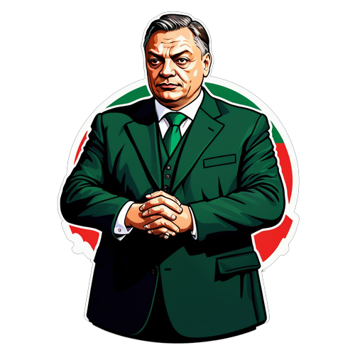 Egy hősies Viktor Orbán ábrázolása