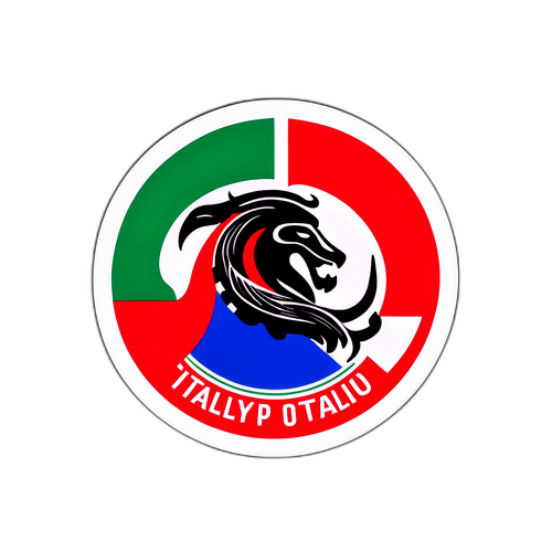 สติกเกอร์สัญลักษณ์ของอิตาลี
