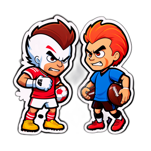 Sticker Tema Rivaliti Bola Sepak