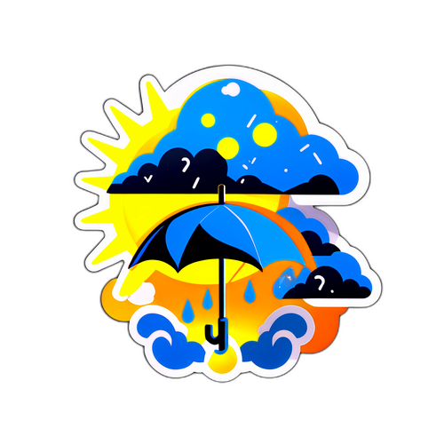 המדבקה של מזג האוויר