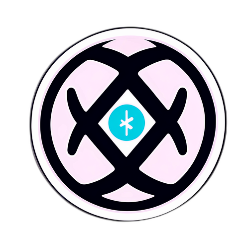 XRP 블록체인 기술을 상징하는 그래픽 스티커