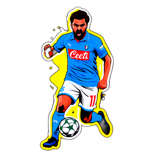 Actionscen med Napoli mot Sporting
