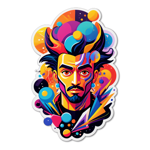 Färgsprakande Resa: Så Här Skapade Sebastian Tadros Sin Fantastiska Sticker Design!