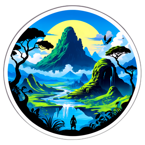 Samolepka inspirovaná filmem Avatar 2