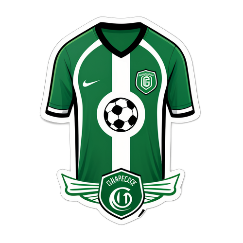 Stiker Jersey Sepak Bola Chapecoense
