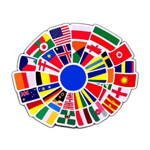象征25国联名声明的徽贴