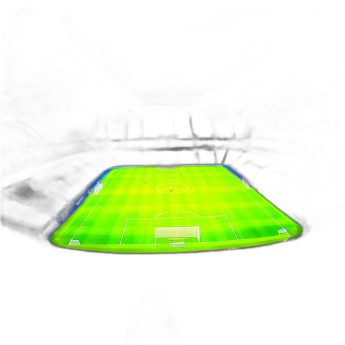 Widok stadionu podczas meczu Lorient – Lyon z efektami świetlnymi i podekscytowanymi kibicami