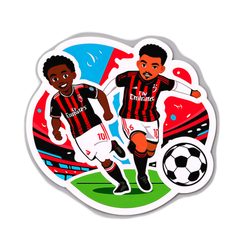 Izgalmas pillanatok a focimeccsen: Arsenal és AC Milan