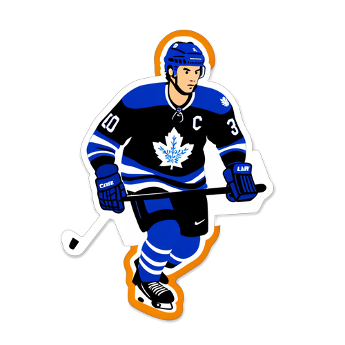 Autocollant pour le match des Leafs