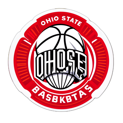 Ohio State Basketball Sticker
