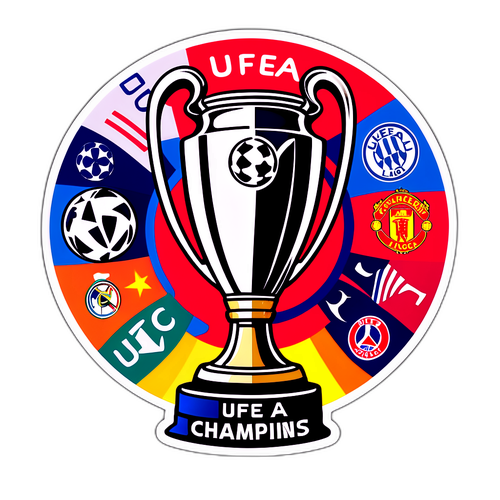 Reka Bentuk Lencana Trofi Liga Juara-Juara UEFA