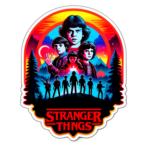 Stranger Things Sæson 5 Sticker