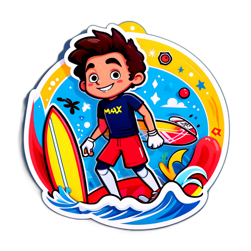 Max Angioni Cartoon Character