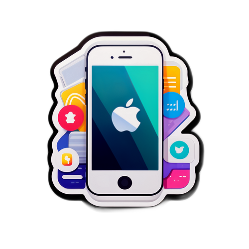 Стикер с iPhone 17 с умными функциями
