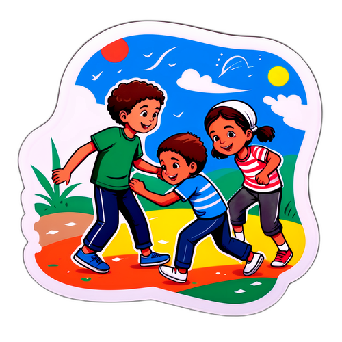 Enfants jouant et dessinant à Gaza : innocence et espoir