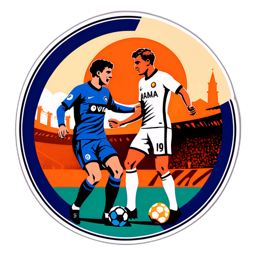 Sticker vintage moment Atalanta vs. Roma