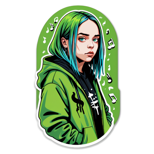 Billie Eilish: Bituin ng Musika na Nagdadala ng 'Vibe' sa Iyong Paboritong Sticker!