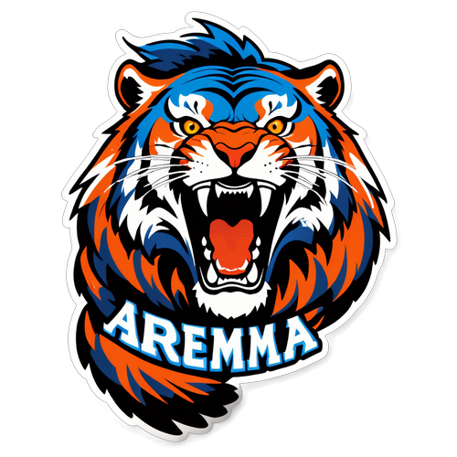 Stiker Arema FC vs Persis
