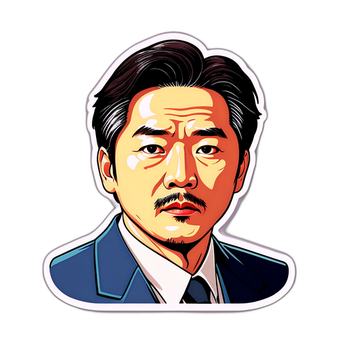 복고풍 스티커 - 유명 드라마 장면 영감을 받은 윤석화