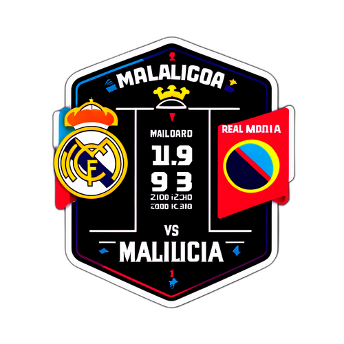 Real Madrid vs Mallorca Sticker